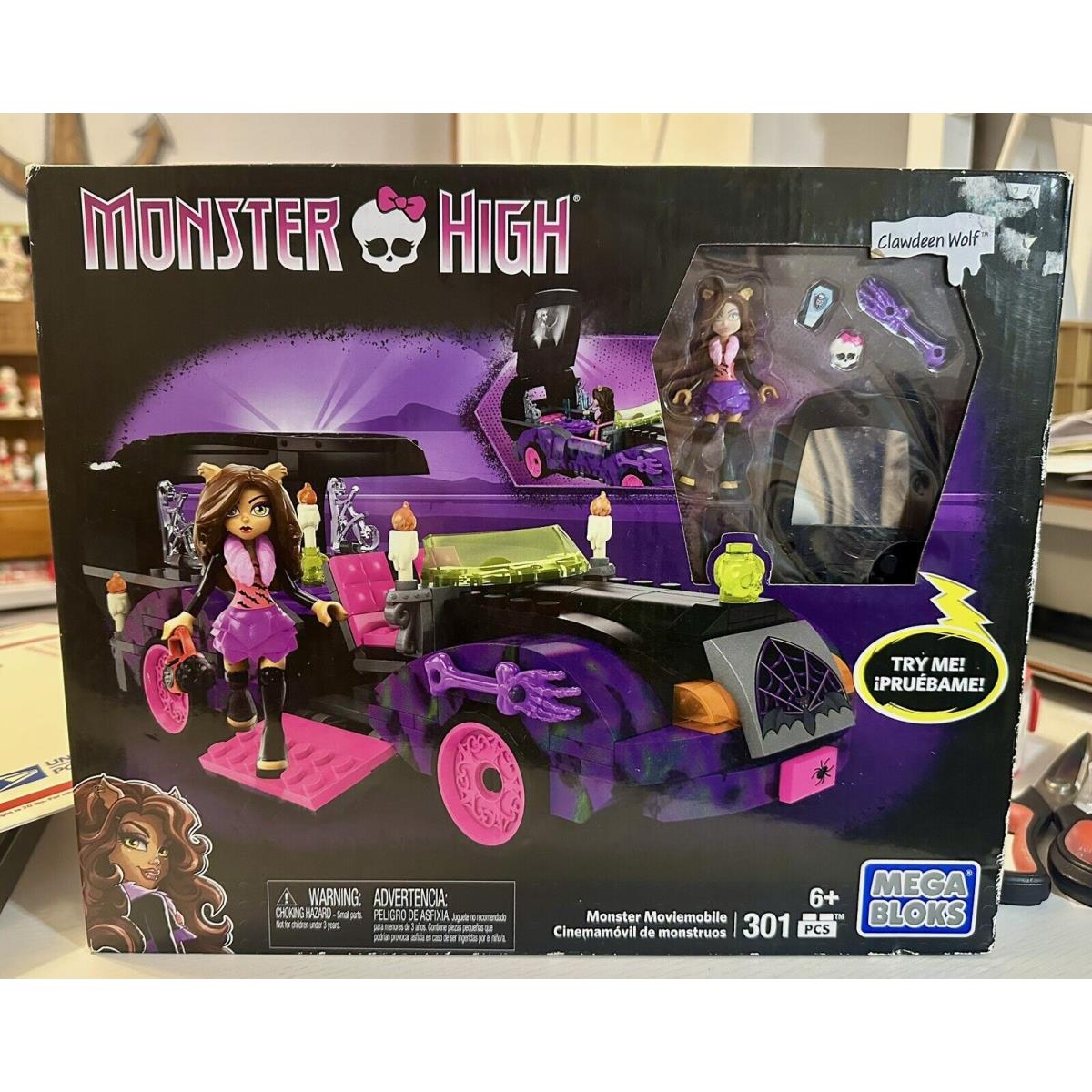 Monster Moviemobile Mega Bloks CNF82 Monster High Clawdeen Wolf 2015