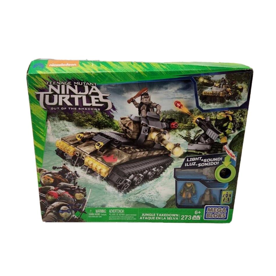 Mega Bloks Teenage Mutant Ninja Turtles Jungle Takedown Tmnt Rare