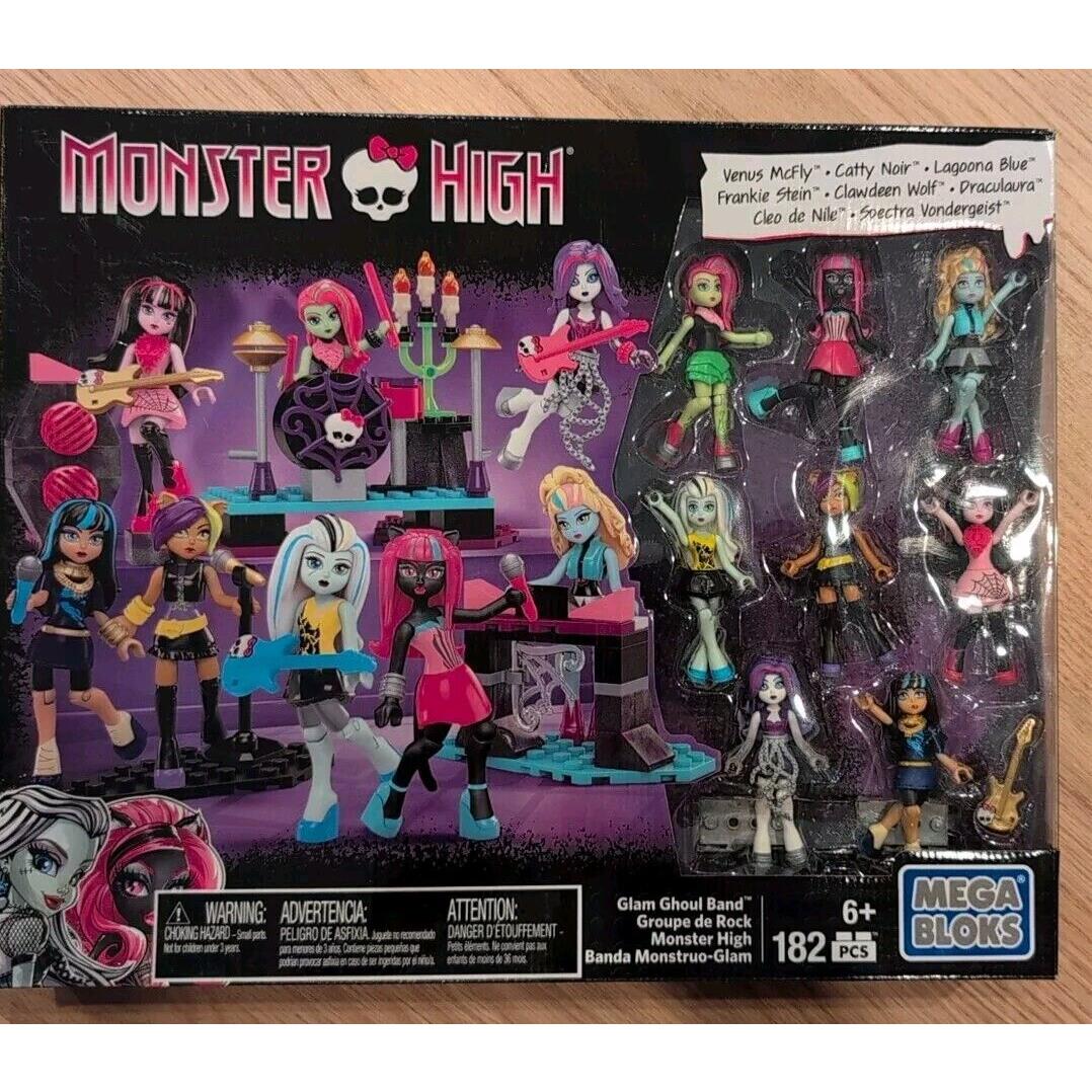 Monster High Glam Ghoul Band Mega Bloks 2015 Mattel