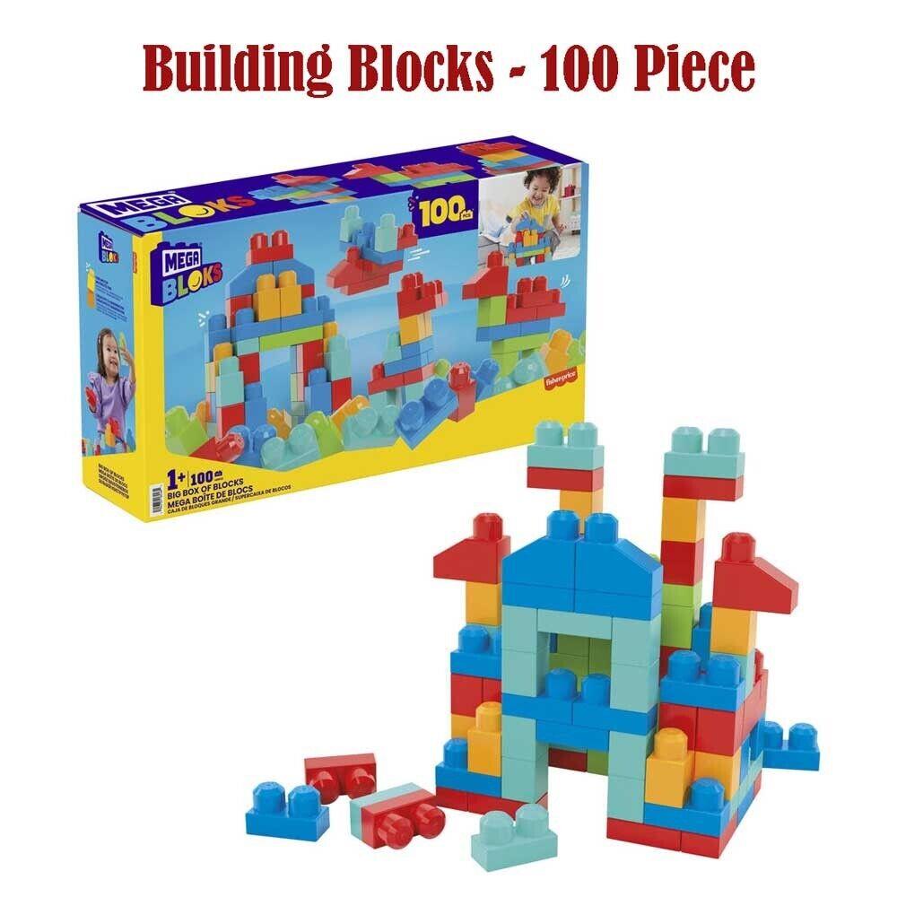 Mega Bloks Toddlers Building Blocks Toys Set - 100 Pieces