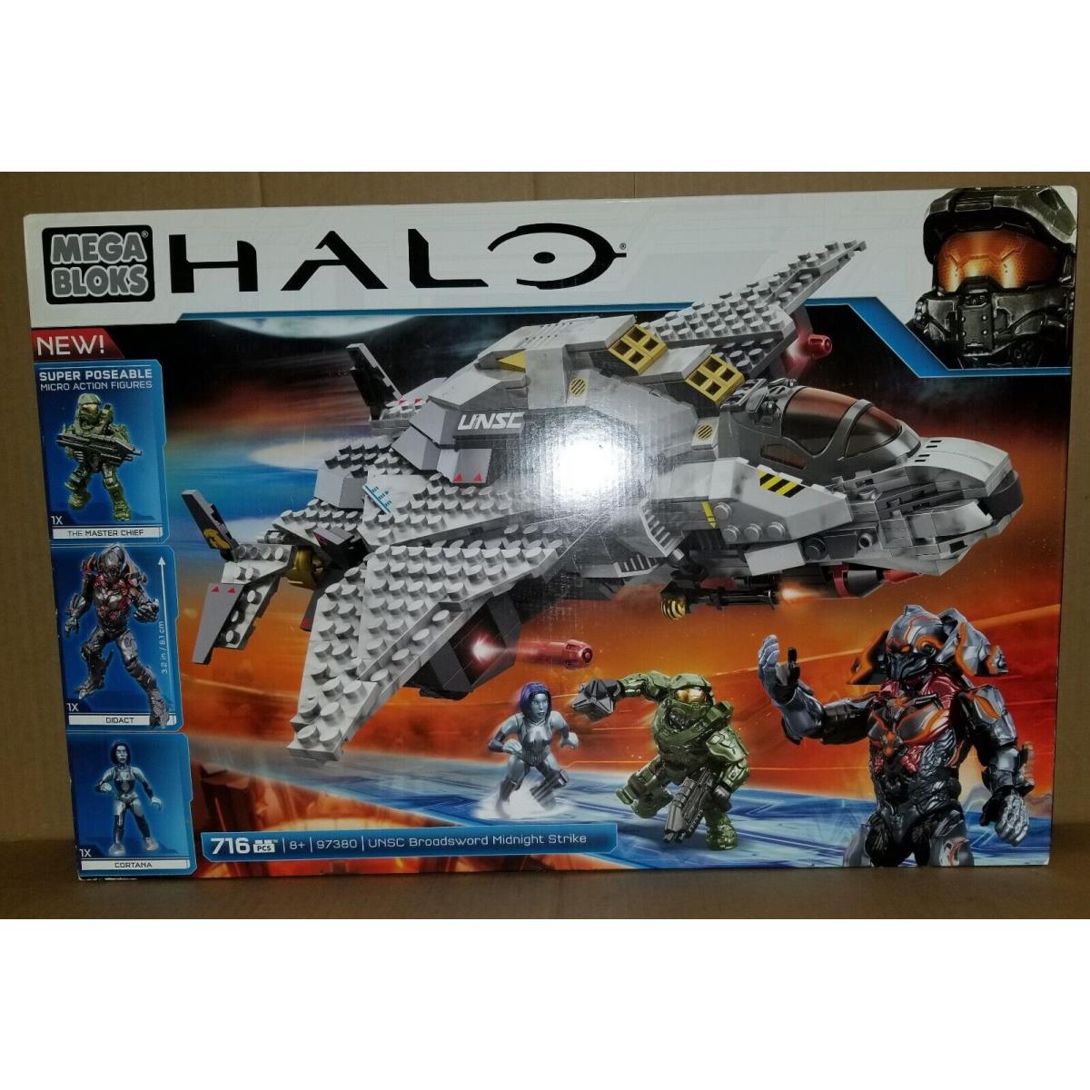 Mega Bloks Halo Unsc Broadsword Midnight Strike 97380