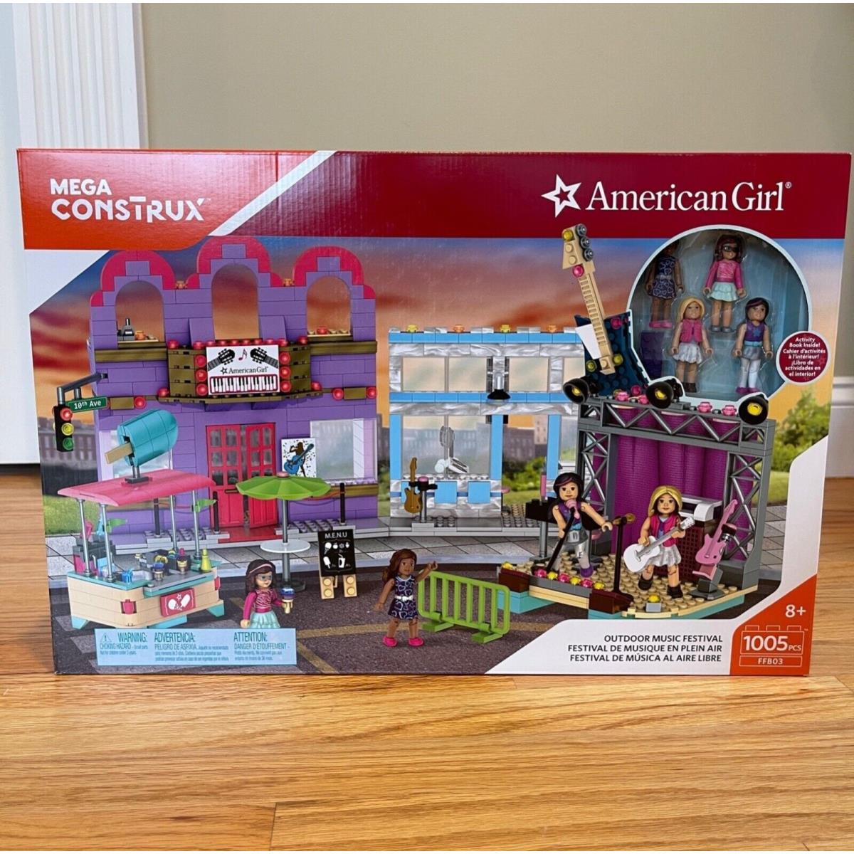 Mega Construx American Girl Doll Outdoor Music Festival Set 1005 Pieces