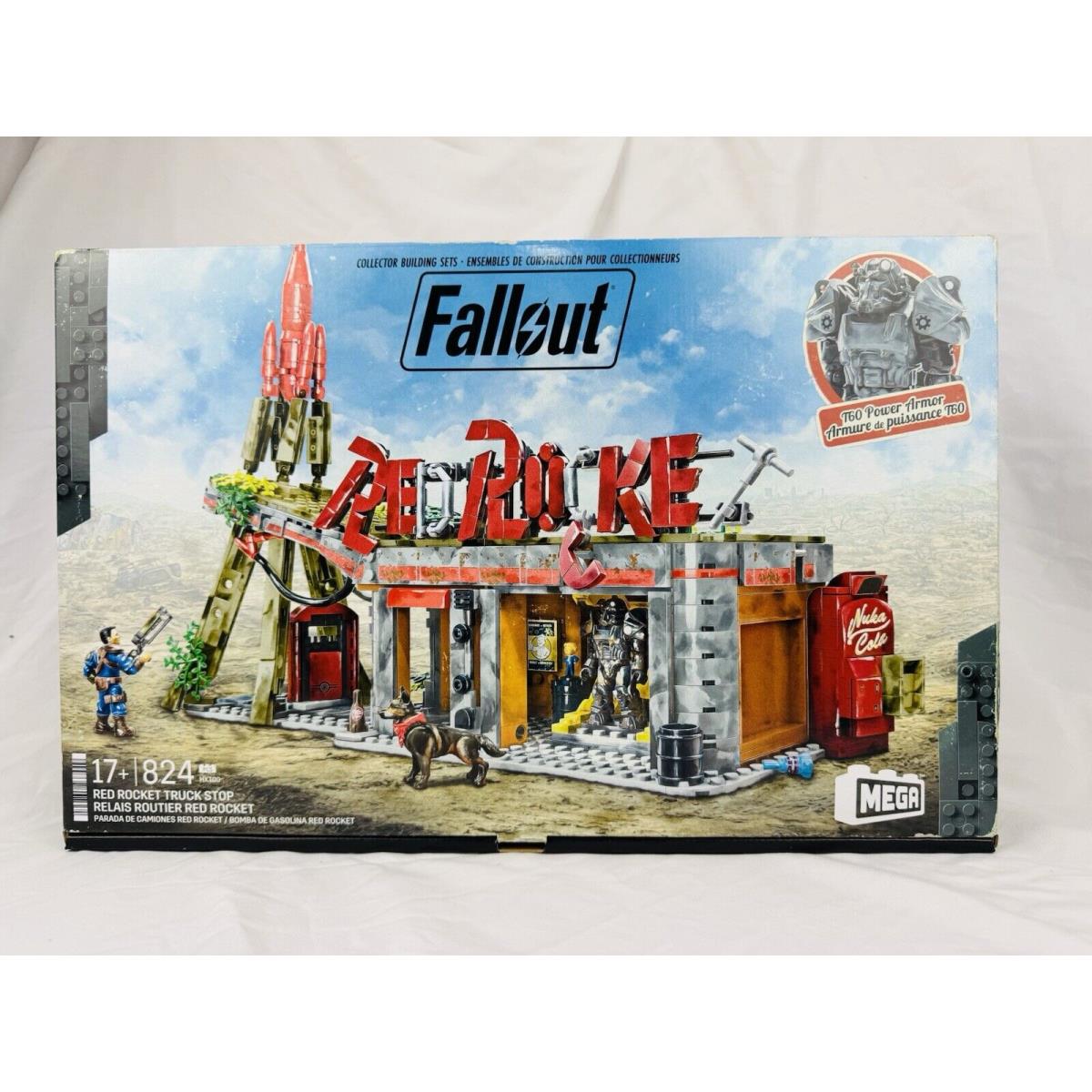 Fallout Red Rocket Truck Stop Mega Bloks Construx Building Block In Hand