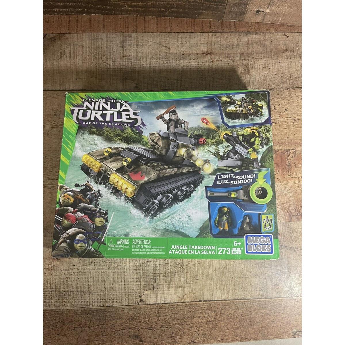 Mega Bloks Teenage Mutant Ninja Turtles Jungle Takedown Tmnt