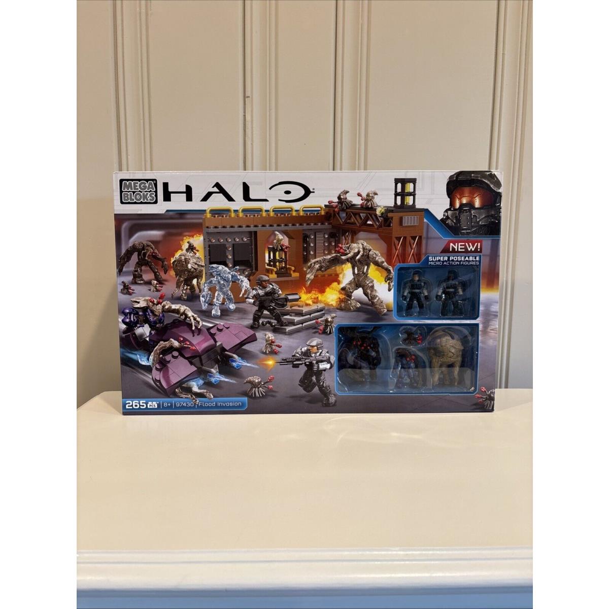 Halo Mega Bloks Flood Invasion 97430 Retired/rare 2014 Set