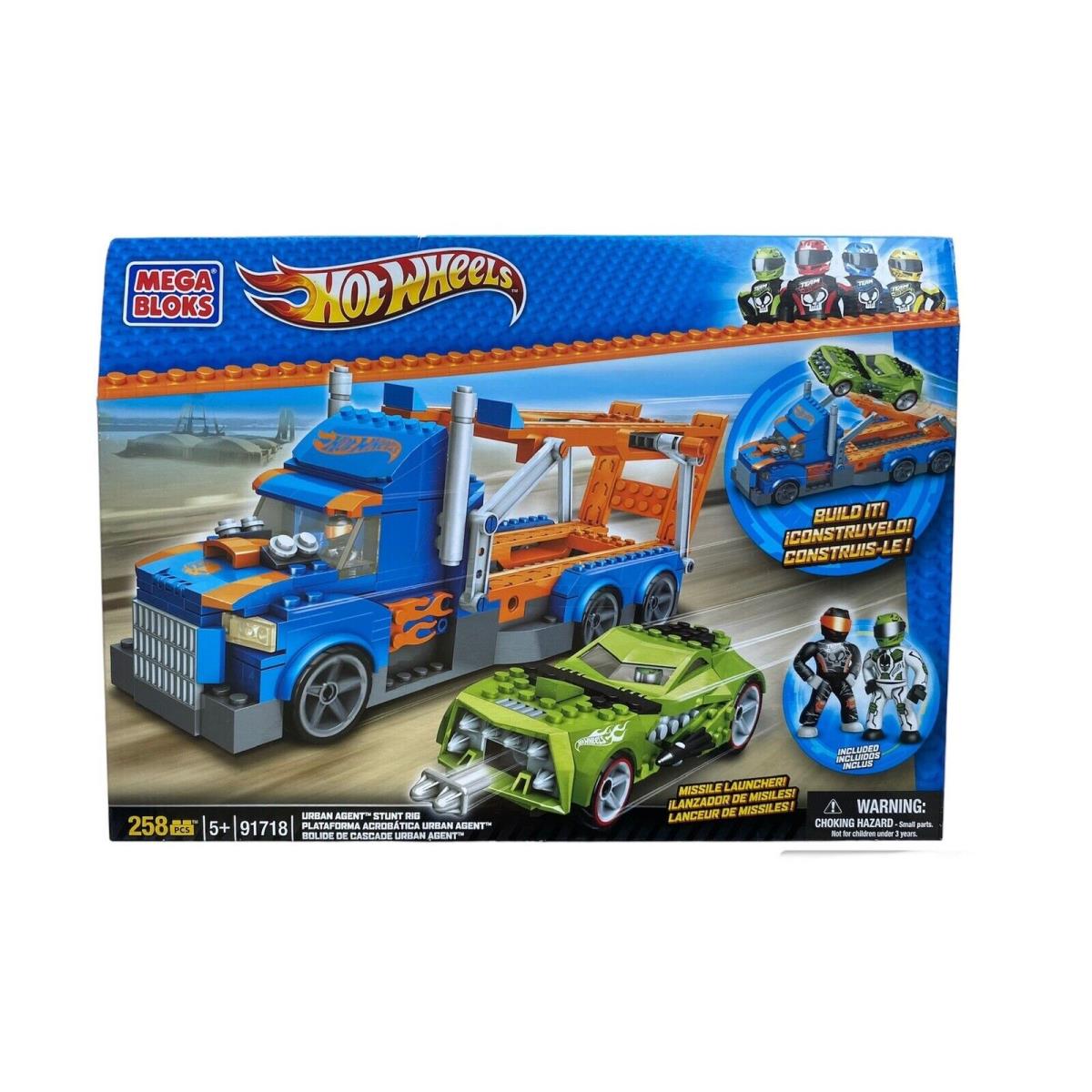 Mega Bloks Hot Wheels Urban Agent Stunt Rig Set 91718