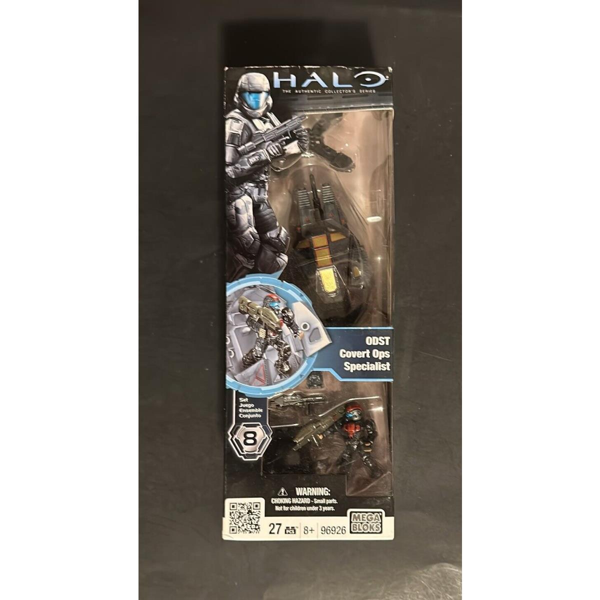 2010 Mega Bloks Halo Odst Covert Ops Specialist 96926 - 27 Pcs - Rare