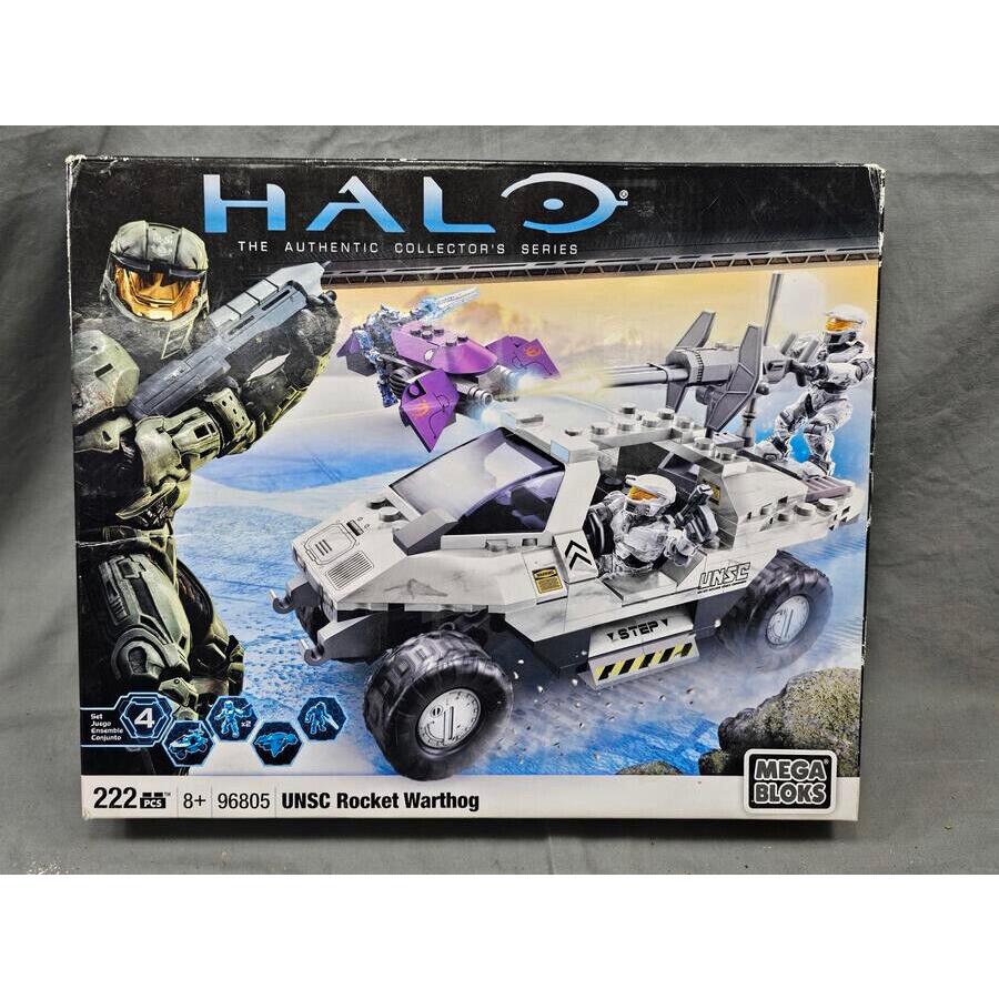 Mega Bloks Construx Halo Unsc Rocket Warthog