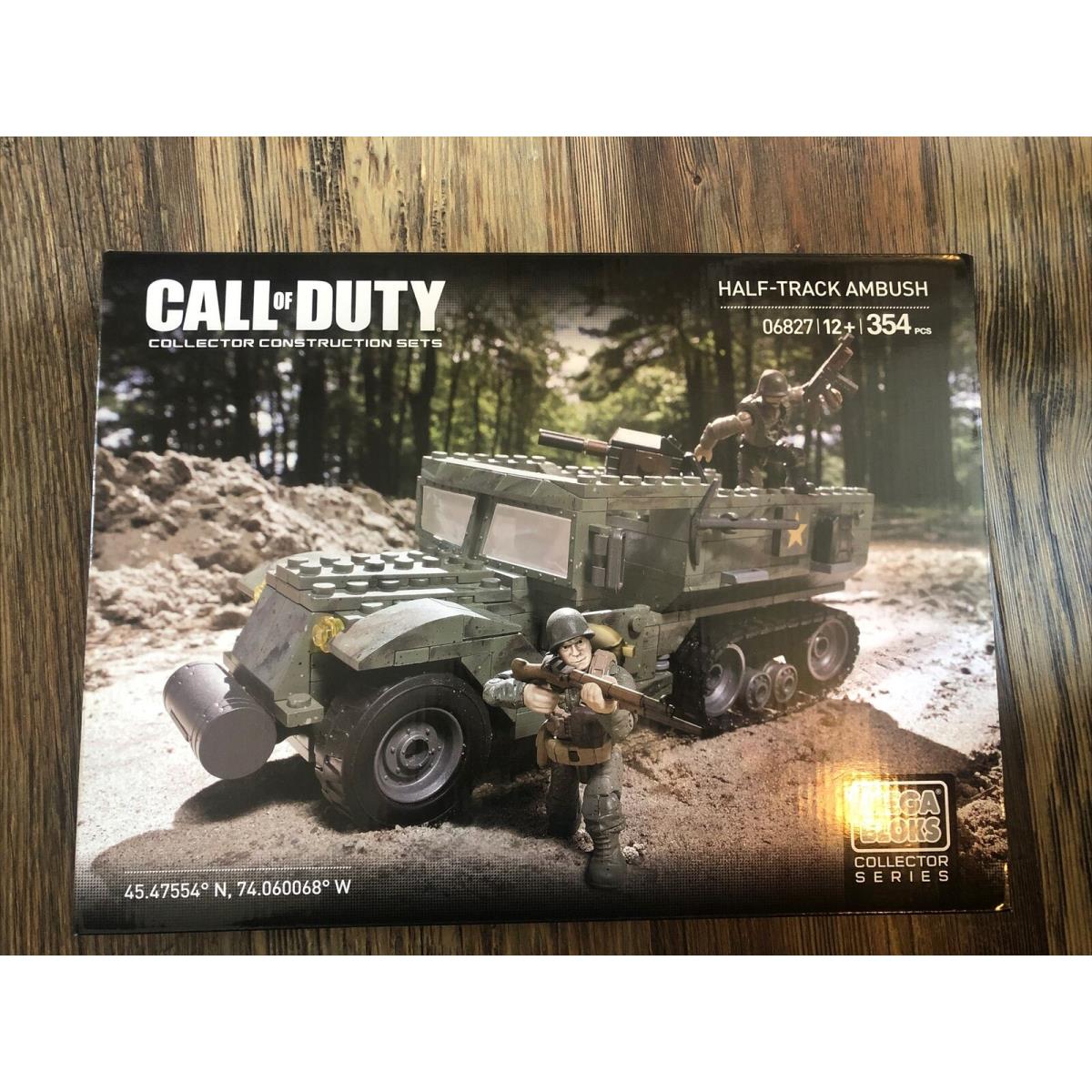 Mega Bloks Call of Duty Half Track Ambush Rare 06827