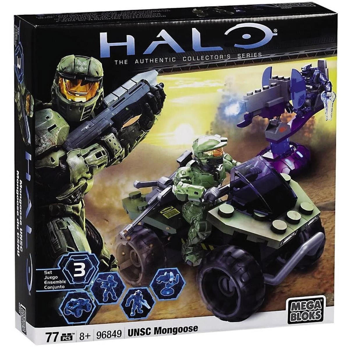 Halo 96849 Unsc Mongoose IN Mega Bloks Package