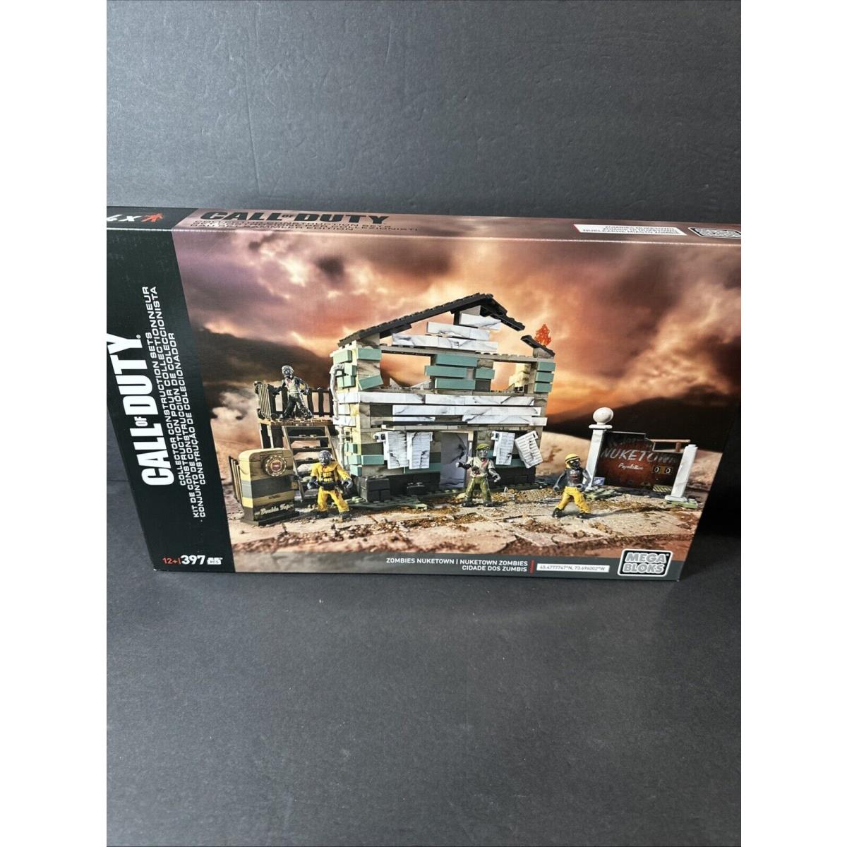 2016 Mega Bloks Call Of Duty Collector Construction Sets Zombies Nuketown 397Pcs