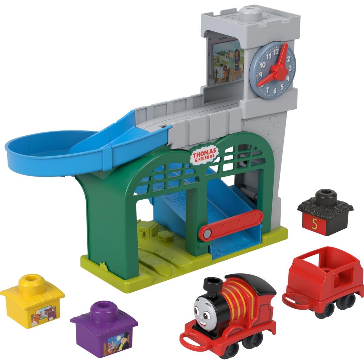 Thomas Friends Toddler Toy My First Knapford Station Train Playset with