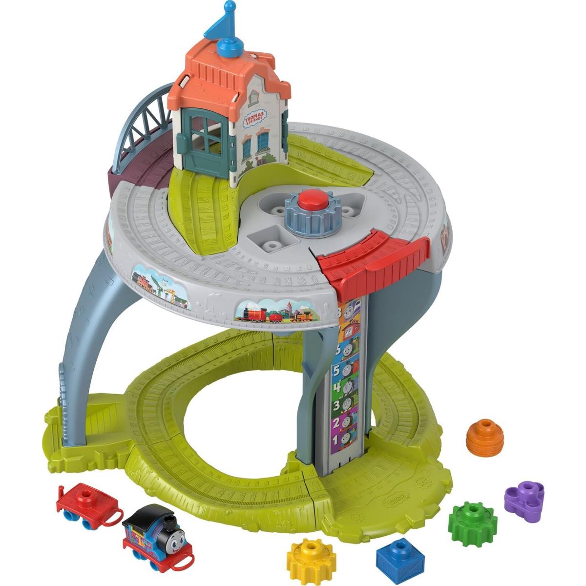 Thomas Friends Toddler Toy My First Train Table with Track Cargo Stacking