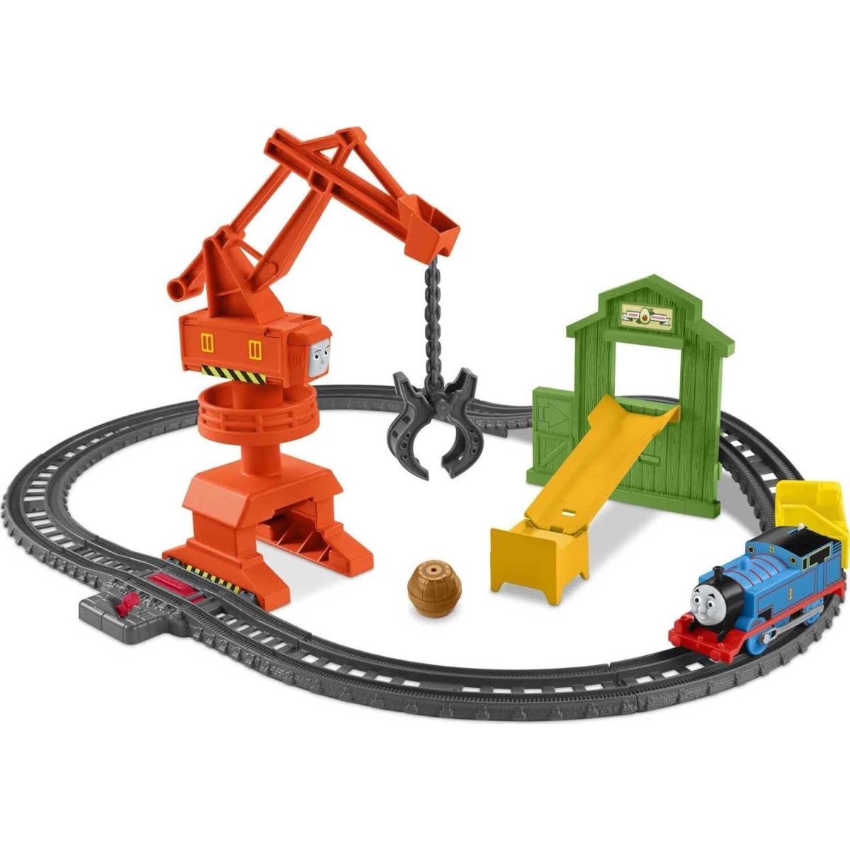 Thomas Friends Cassia Crane Cargo Set Motorized Train and Track Set For Pre