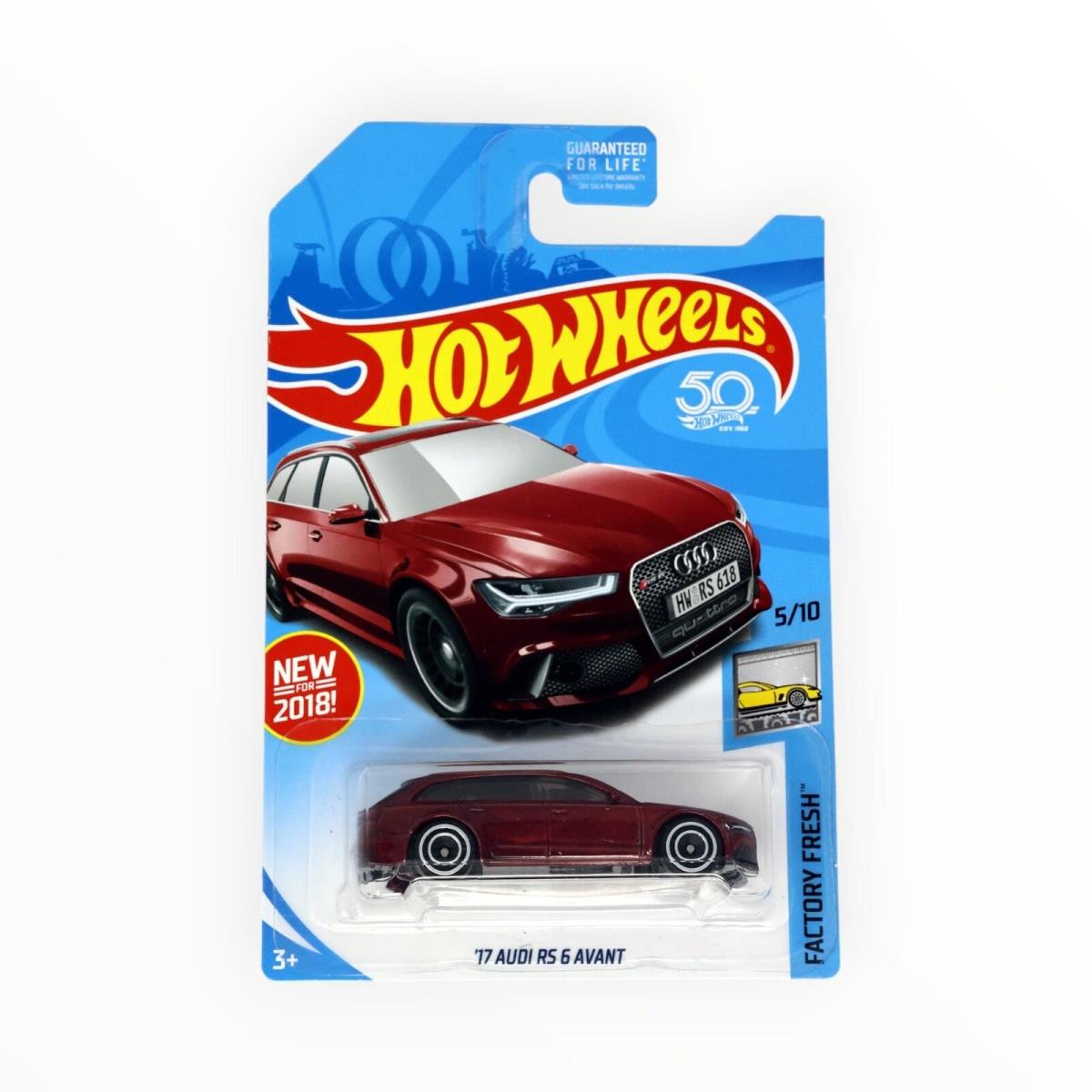 Hot Wheels `17 Audi RS 6 Avant - Super Treasure Hunt - 2018 Mainline A