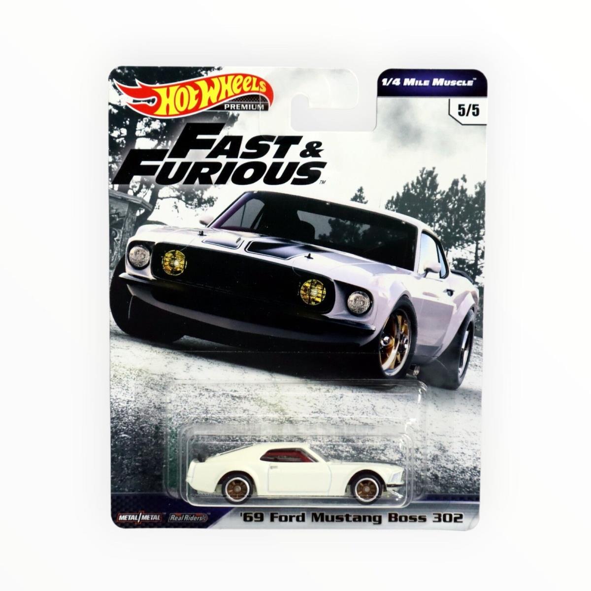 Hot Wheels `69 Ford Mustang Boss 302 - 2019 Fast Furious Premium A