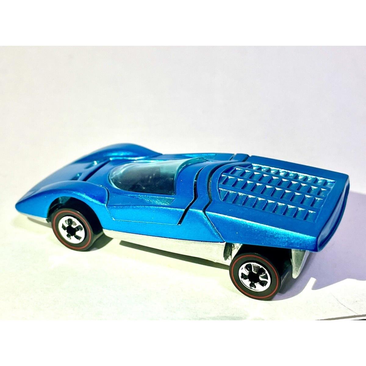 Custom Made Hot Wheels 1970 Redline Ferrari 512S Hong Metallic Blue - Wow