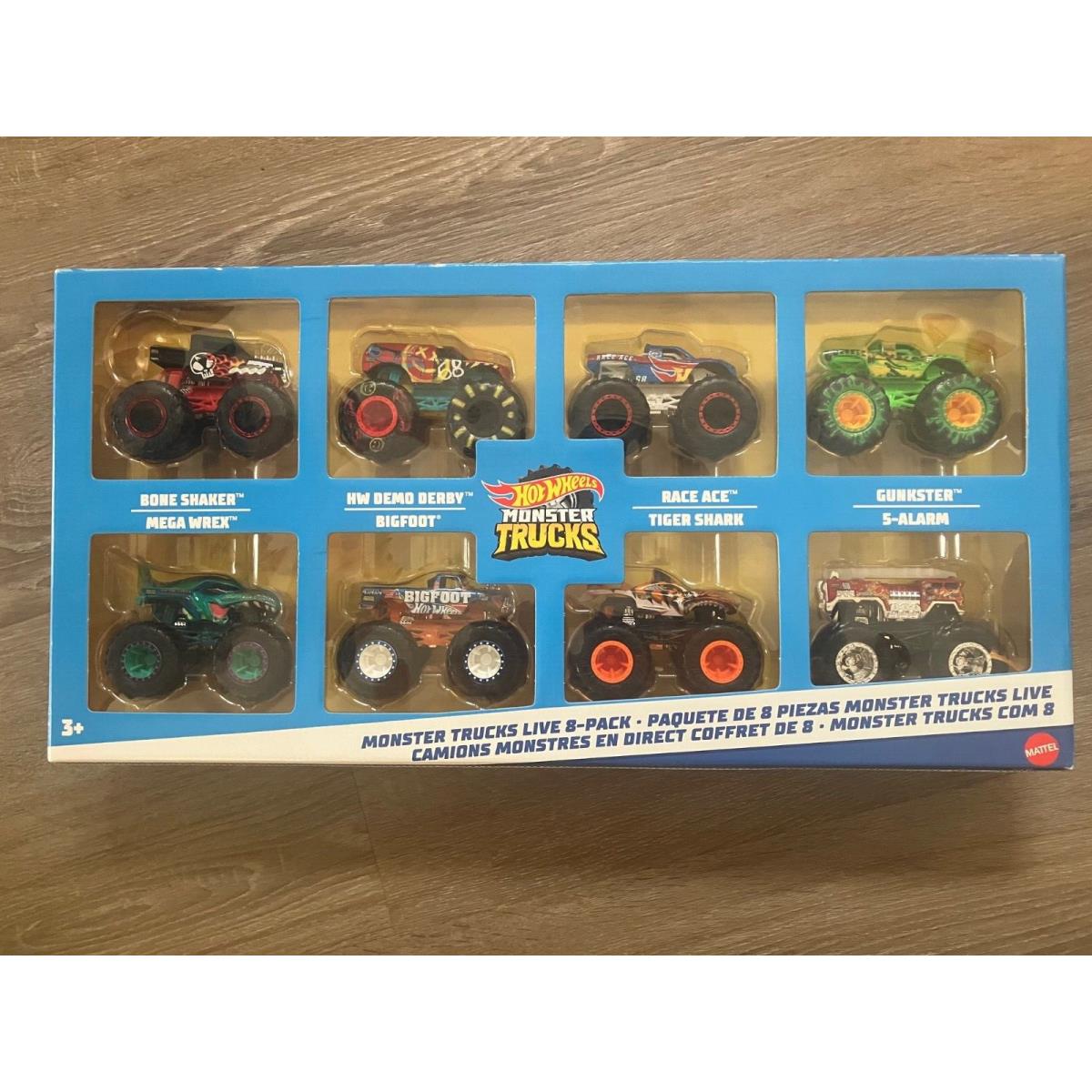 Hot Wheels 1:64 Monster Trucks Live 8-Pack - HDB12