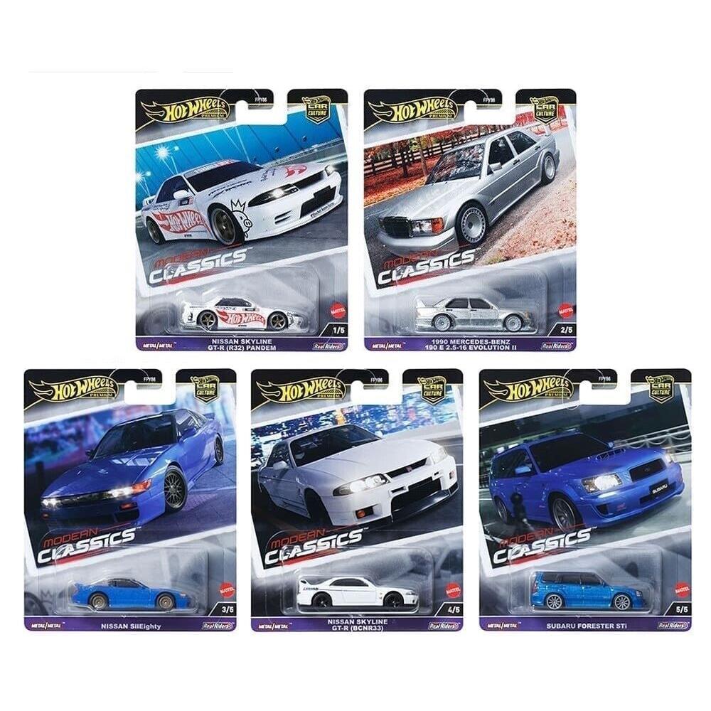 Hot Wheels Car Culture Premium Modern Classics E Case Set of 5 FPY86-961E-7F2