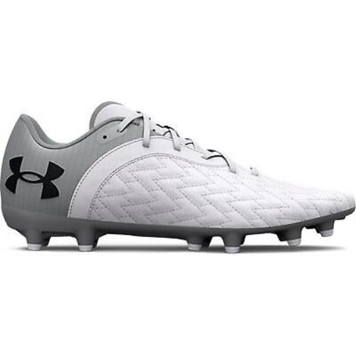 Under Armour Men`s UA Magnetico Select 2.0 FG Soccer Cleats White/metallic Silve