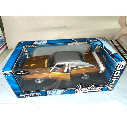 Hot Wheels West Coast Customs 1969 Dodge Charger Vibrant Gold 1/18 Diecast Car