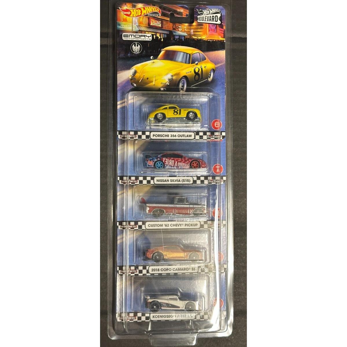 Hot Wheels Premium Boulevard Complete Set 6-10 Protector