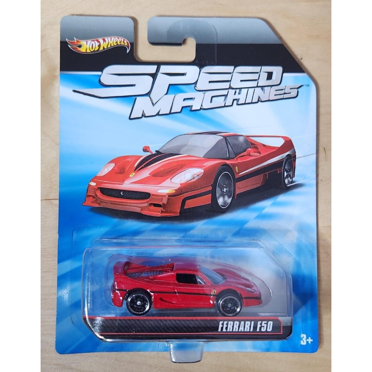 2010 Hot Wheels Speed Machines Ferrari F50 Red Error Vhtf