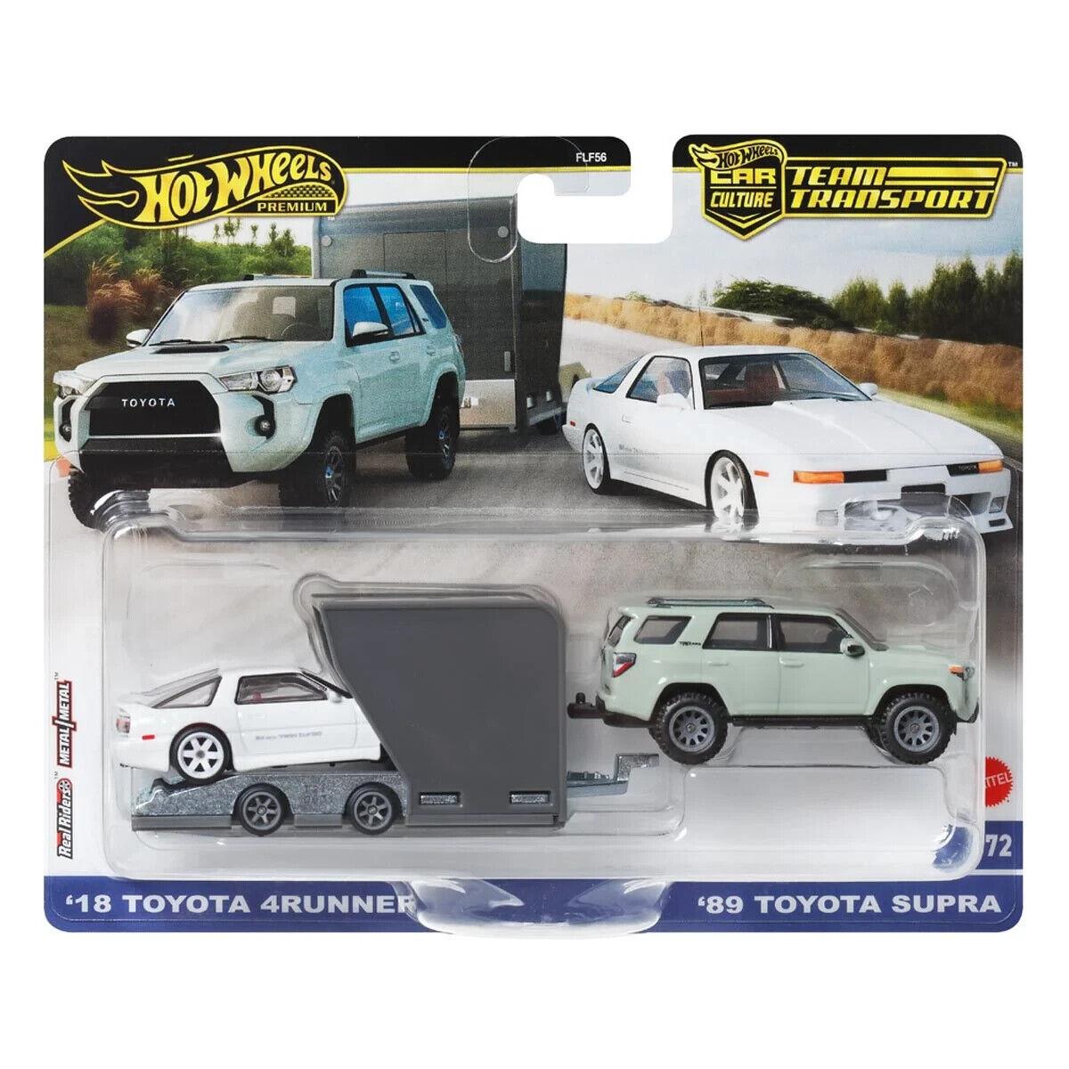 Hot Wheels 2024 Team Transport Toyota 4Runner Toyota Supra