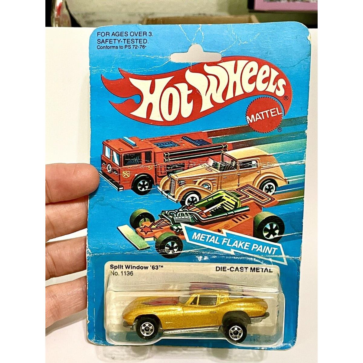 1979 Hot Wheels 63 Split Window Corvette HI Rakers - Blackwall