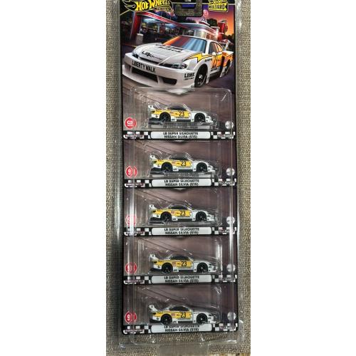 2024 Hot Wheels Boulevard 91 LB Super Silhouette Nissan Silvia S15 Lot of 5