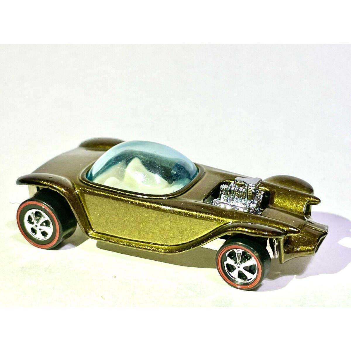 Custom Made - 1993 Hot Wheels Beatnik Bandit Redline - Olive Green Metallic