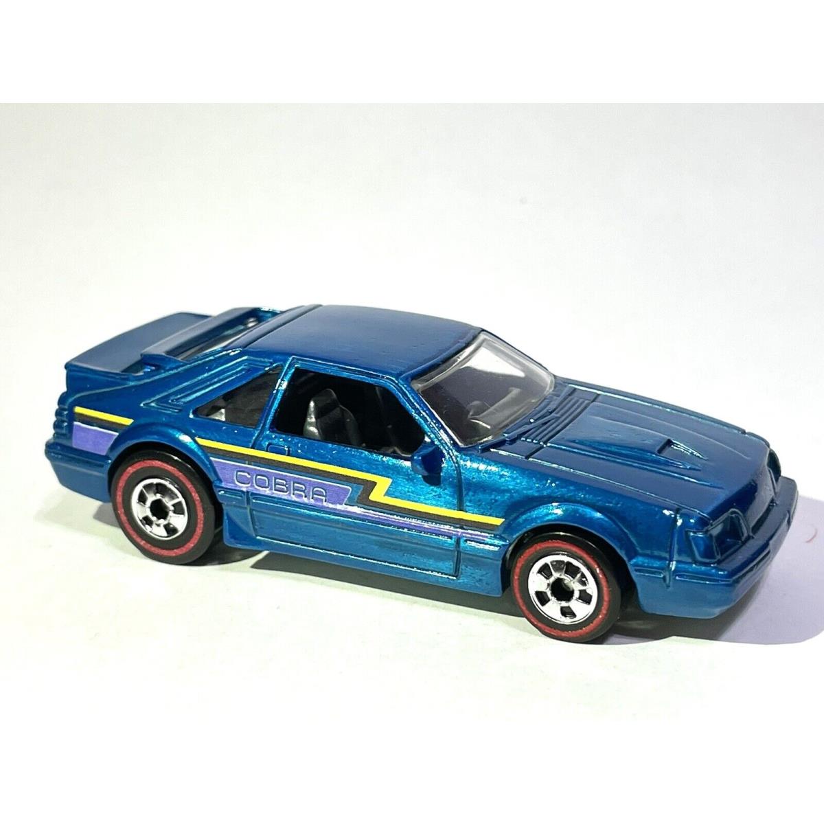 Hot Wheels Redline `84 Ford Mustang Svo Custom - Deep Blue