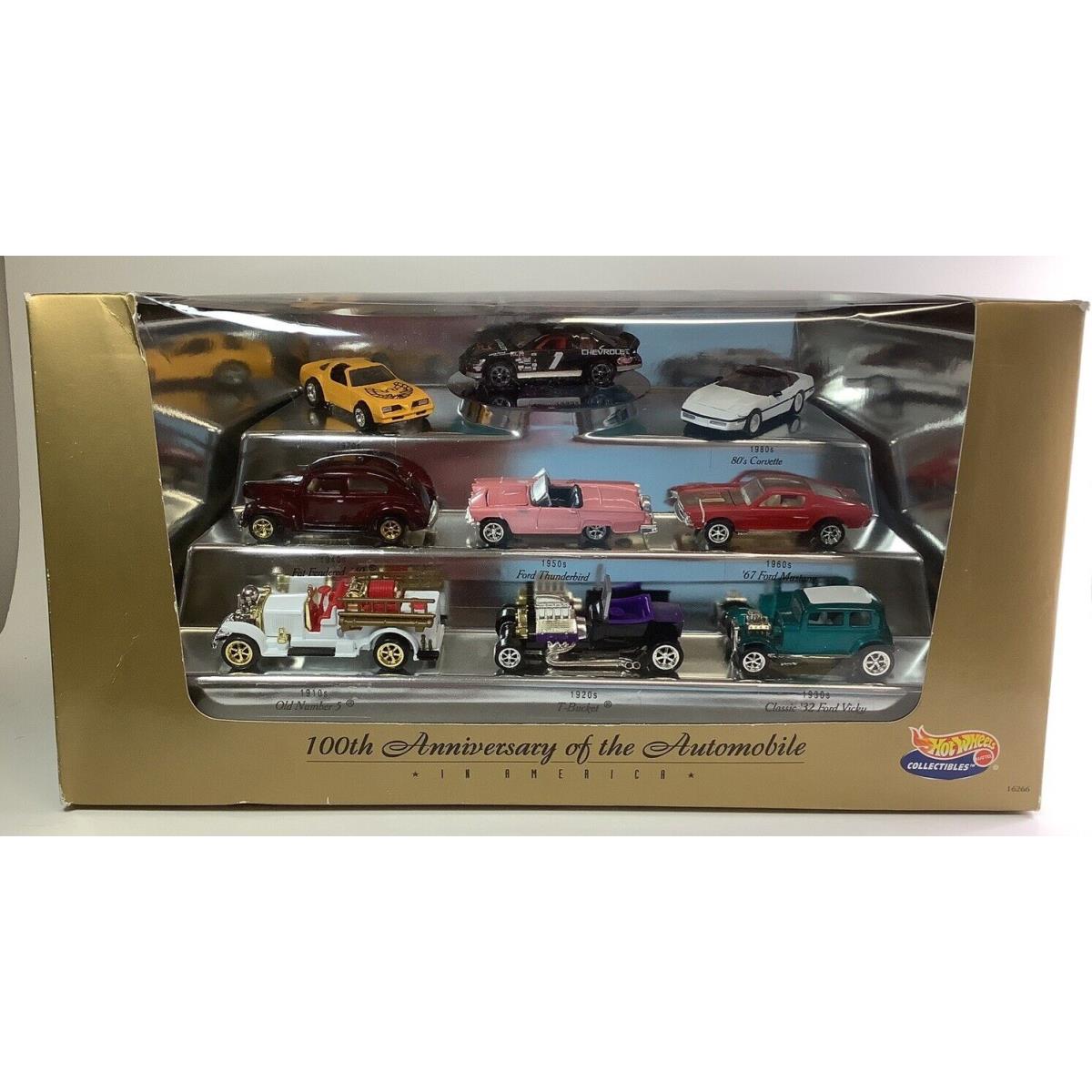 Hot Wheels Collectibles 100th Anniversary of The Automobile in America 12 Cars