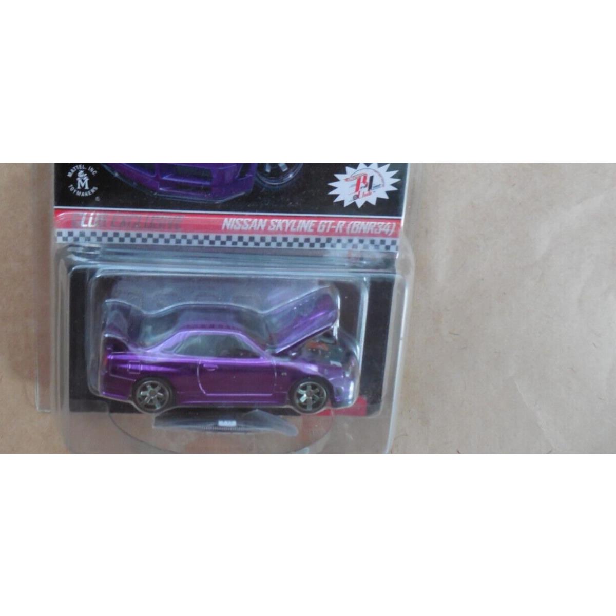 Hot Wheels Redline Club Exclusive Nissan Skyline Gt-r BNR34 with Pin Patch