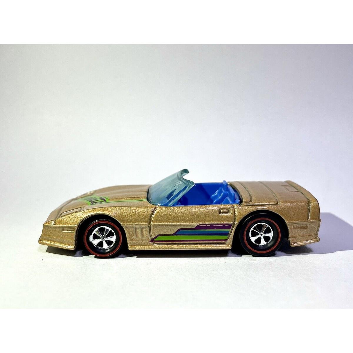 Hot Wheels 1988 Chevy Corvette Convertible Custom Made Redline