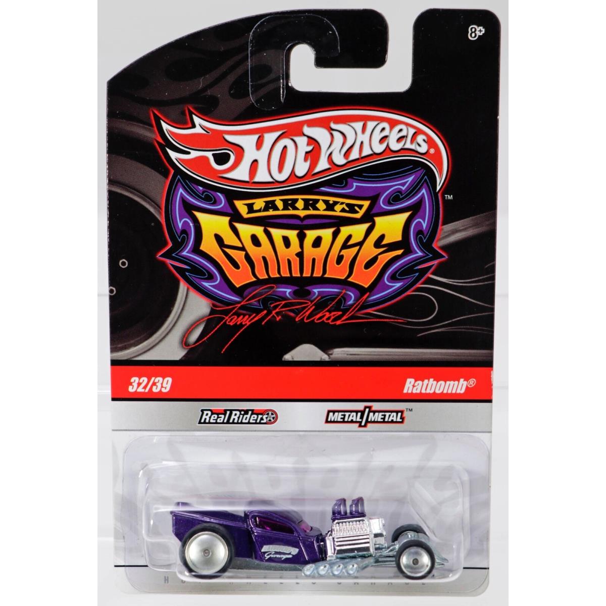 Hot Wheels Ratbomb Chase Larry`s Garage - T0405 Toys R Us Exclusive 2009 Purple