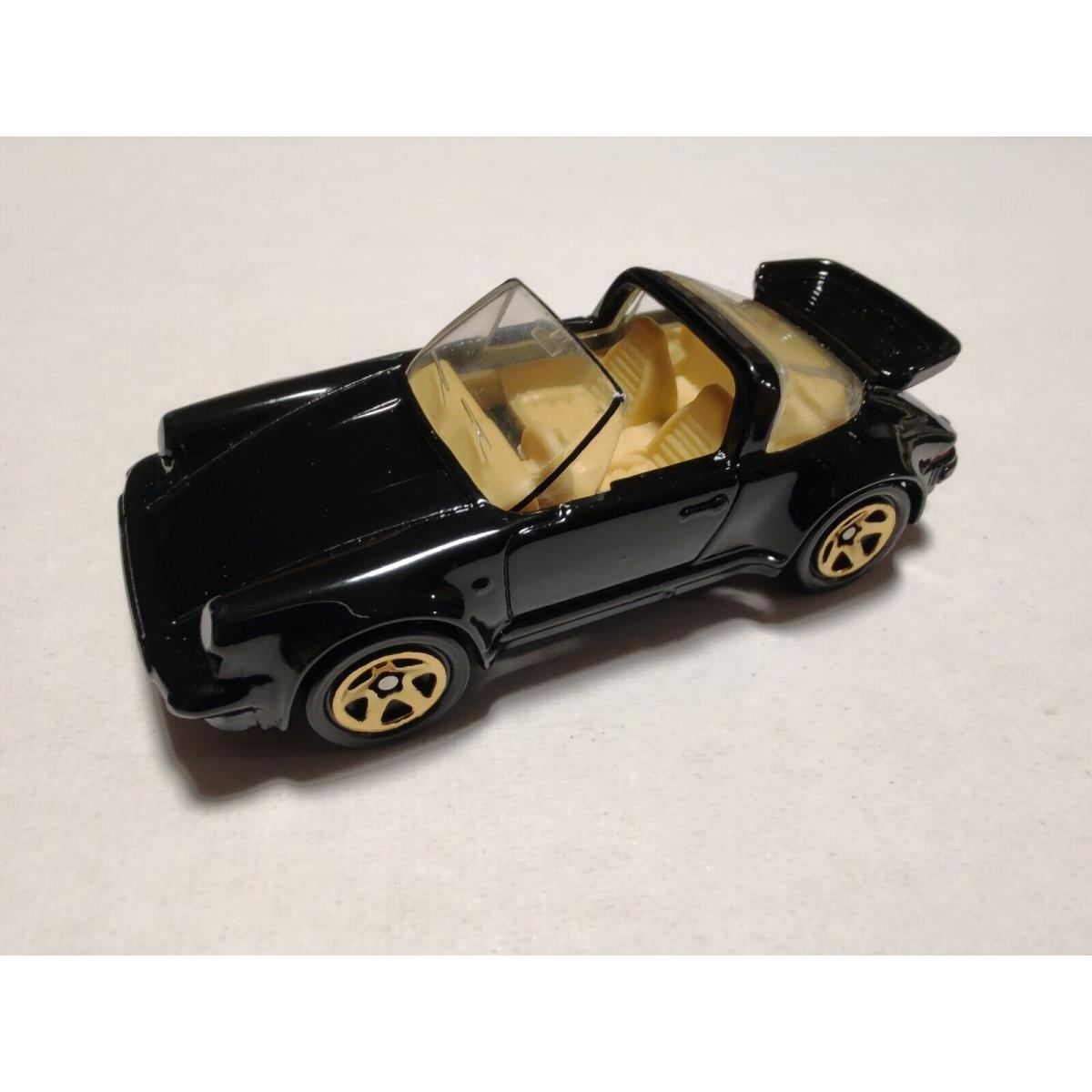 Hot Wheels Fao Schwarz Blk Porsche 911 Targa W/gold 5sp Gold Series Iii Set Car