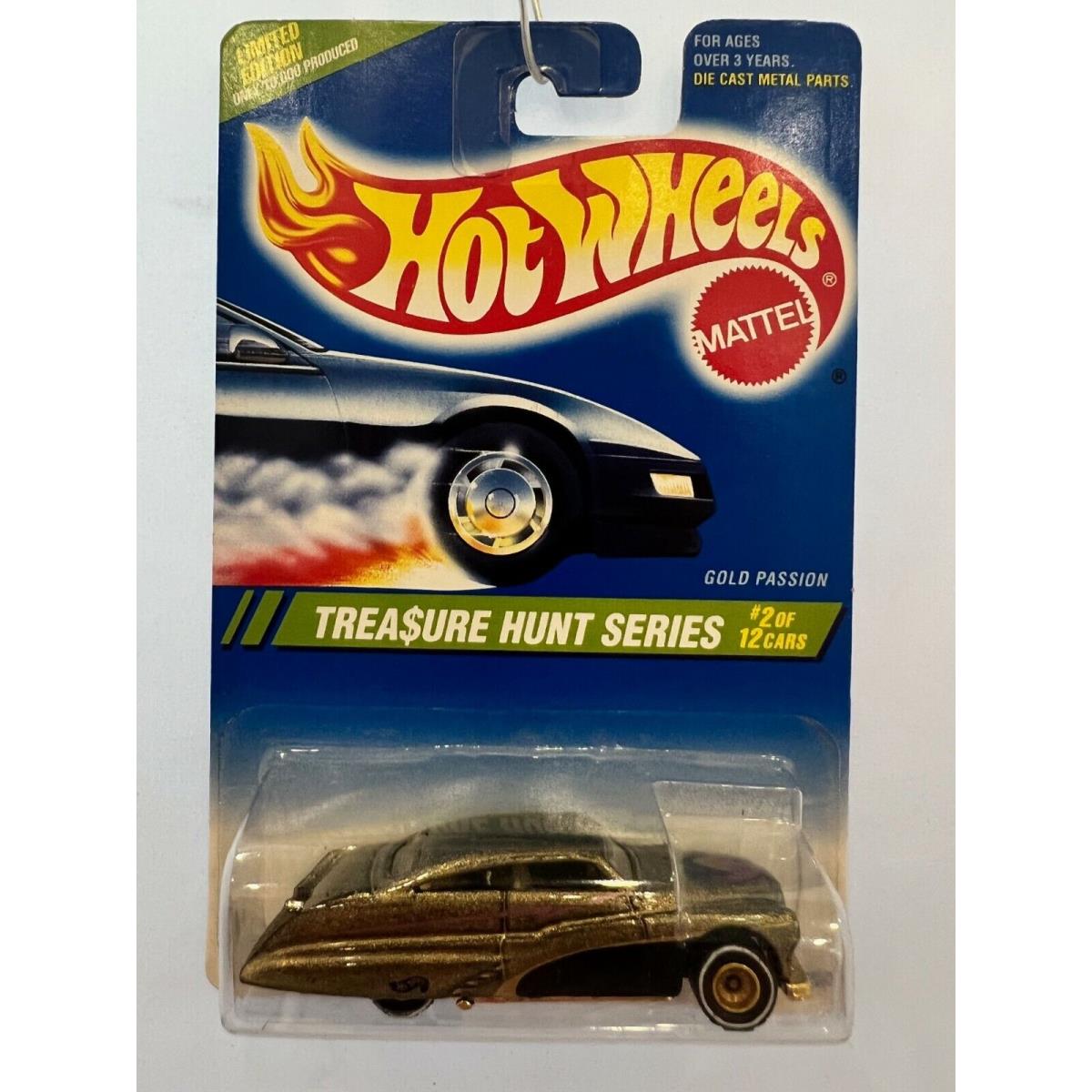 Hot Wheels 1995 Treasure Hunt Gold Passion 1 Of 10 000 Vhtf