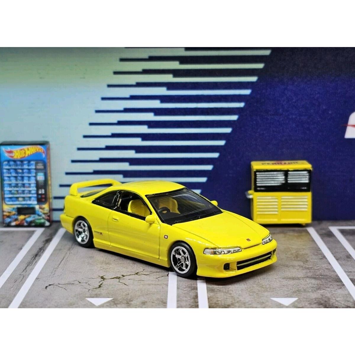 Custom Hot Wheels Collectors Rlc Exclusive 1995 Honda Integra Type R Yellow