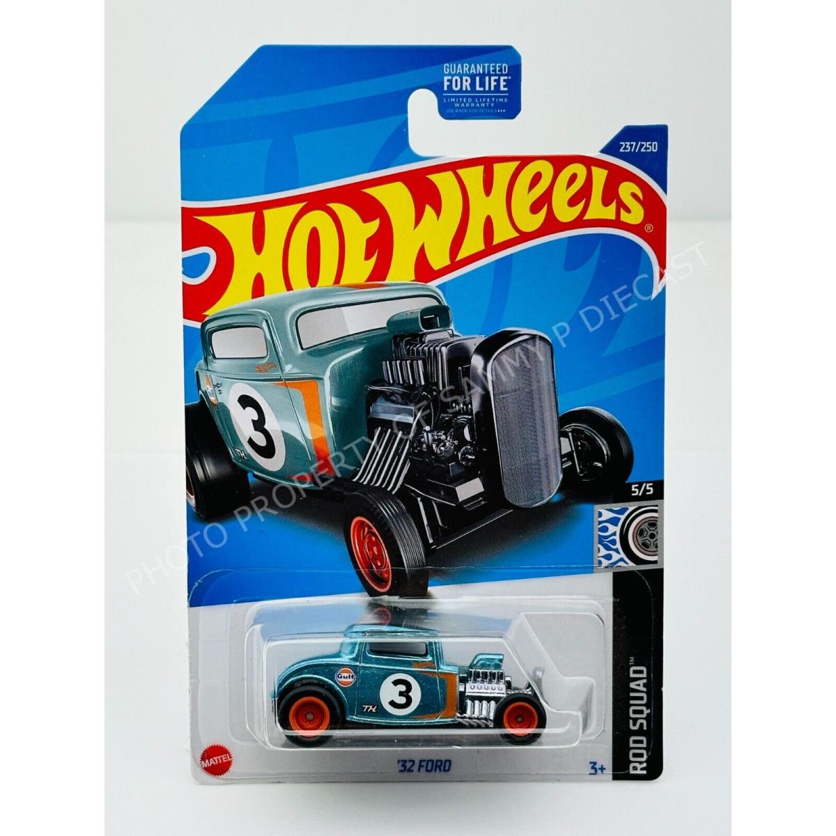 Hot Wheels 2022 Super Treasure Hunt `32 Ford Light Blue Gulf