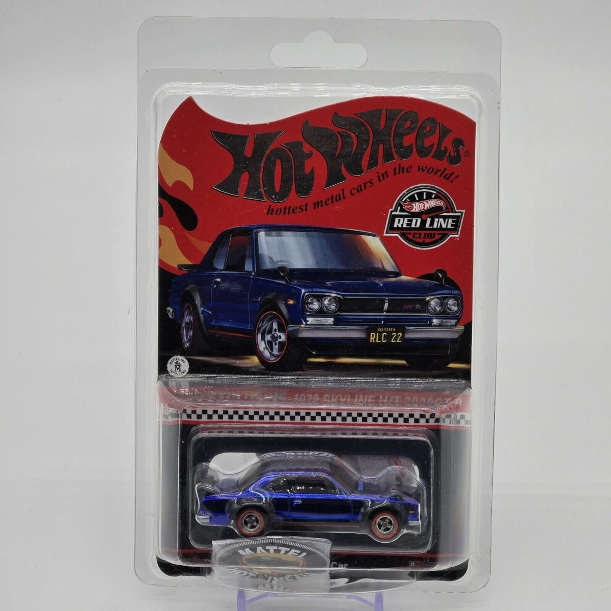 Hot Wheels Red Line Club 1972 Nissan Skyline Gt-r H/t 2000GT-R W/button Patch