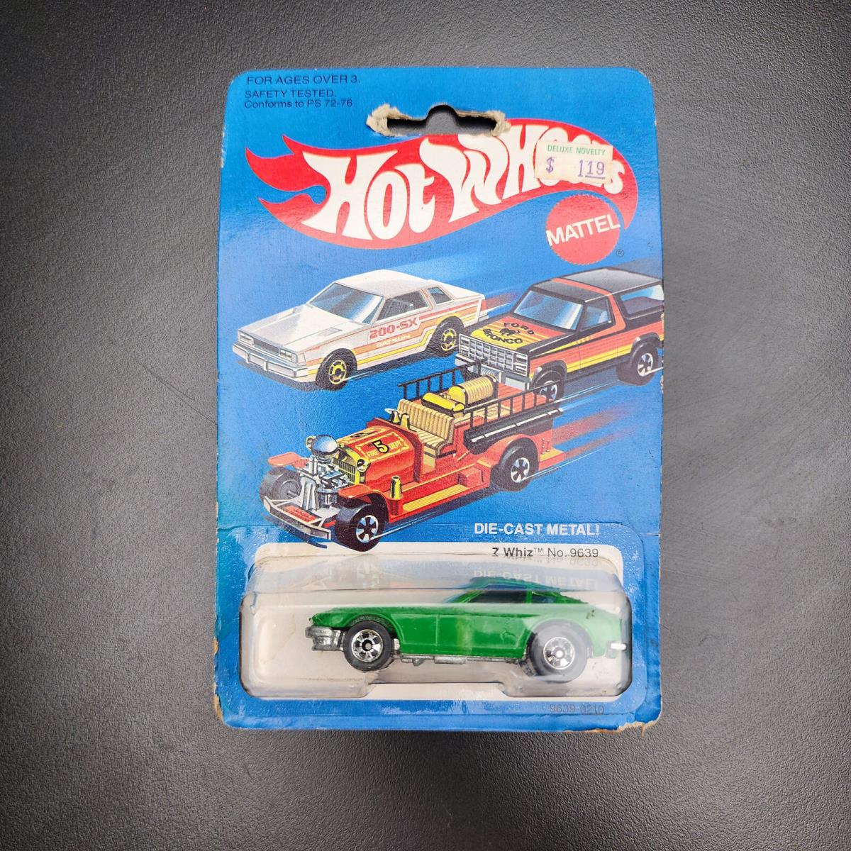 Hot Wheels 1976 Green Datsun Z Whiz No. 9639 Diecast Car Collectible Toy