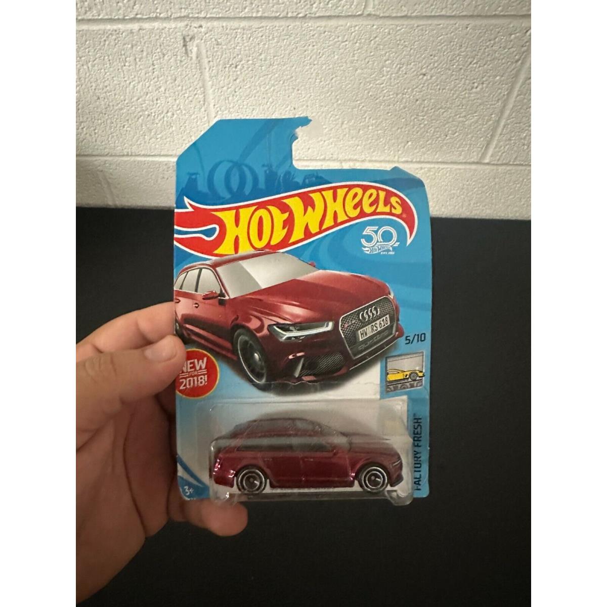 2018 Hot Wheels 2017 Audi RS 6 Avant Super Treasure Hunt MF Set Exclusive