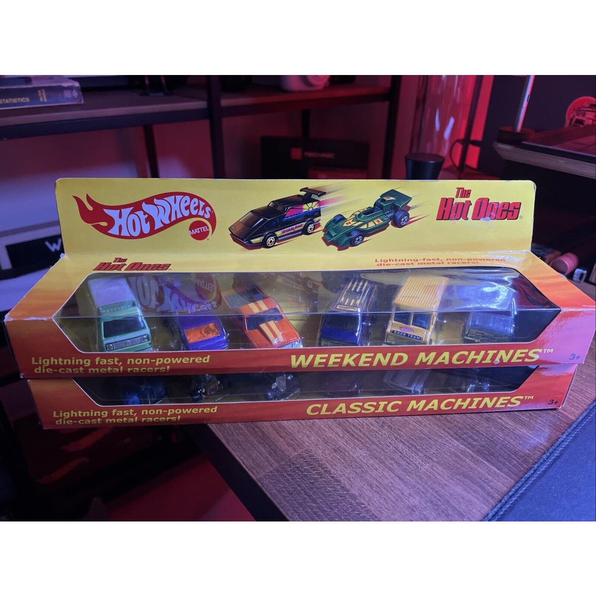 Hot Wheels The Hot Ones 6 Car Set Weekend Machines Classic Machines