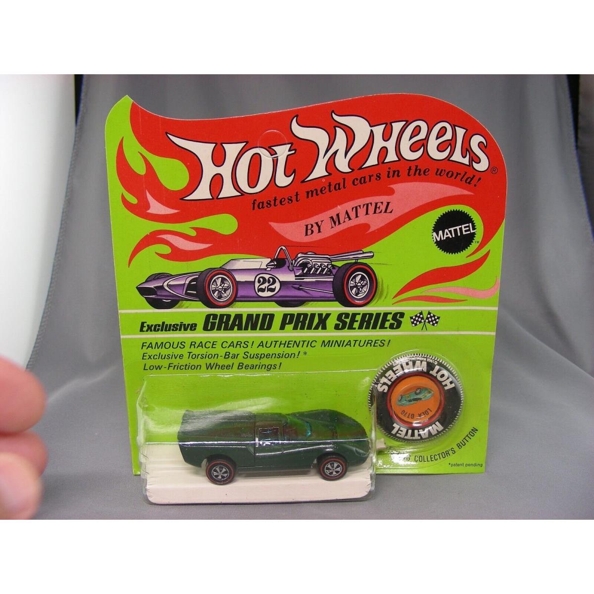 Hot Wheels Redline Lola GT70 Dark Green Enamel HK in Blisterpack