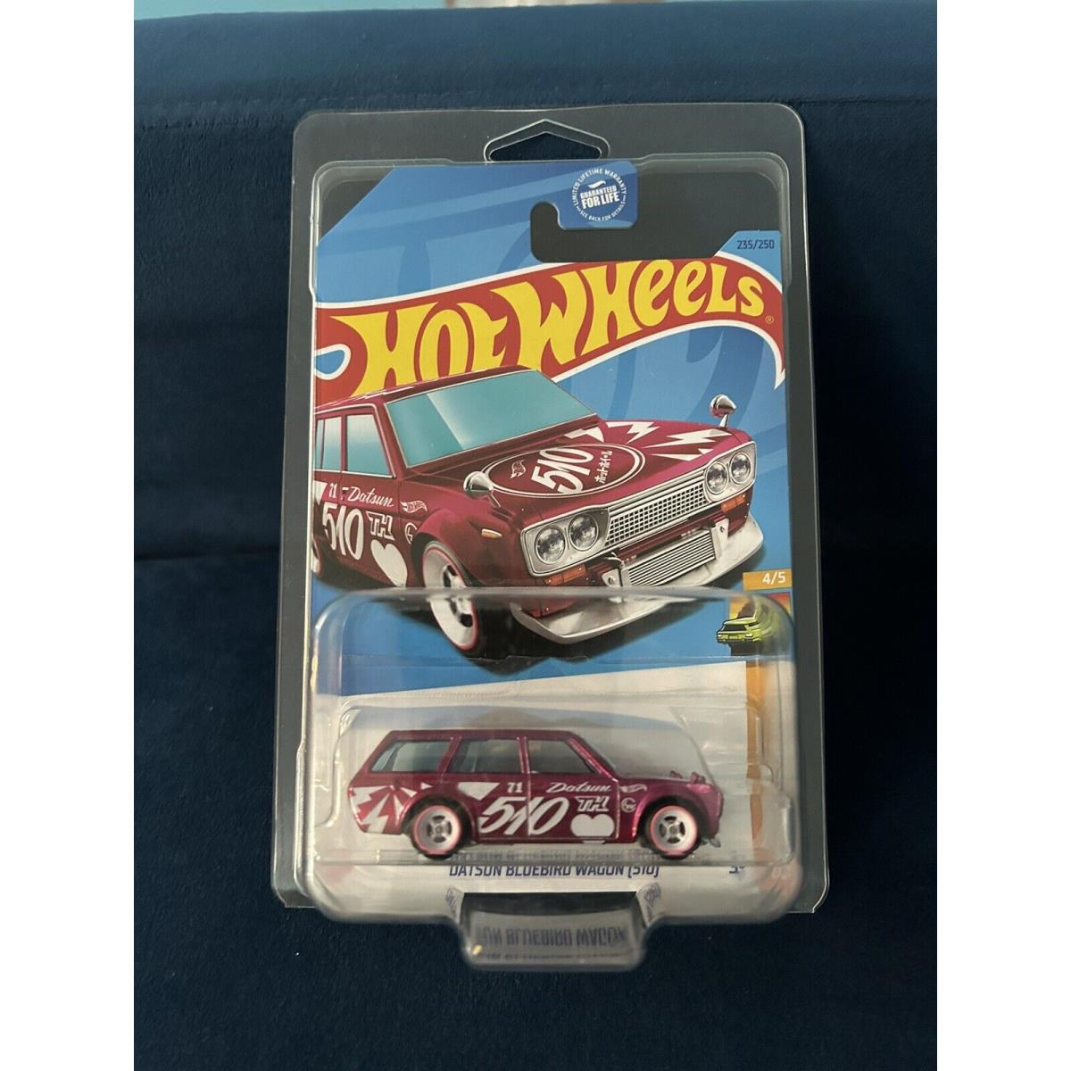 Hot Wheels 2023 Super Treasure Hunt $th Datsun Bluebird Wagon 510 w/ Protector