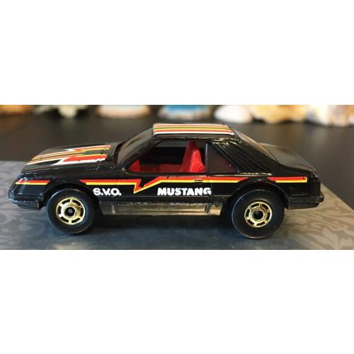 Hot Wheels 1979 Ford Mustang Svo Black Loose Fox Body w/ Gold Hot Ones