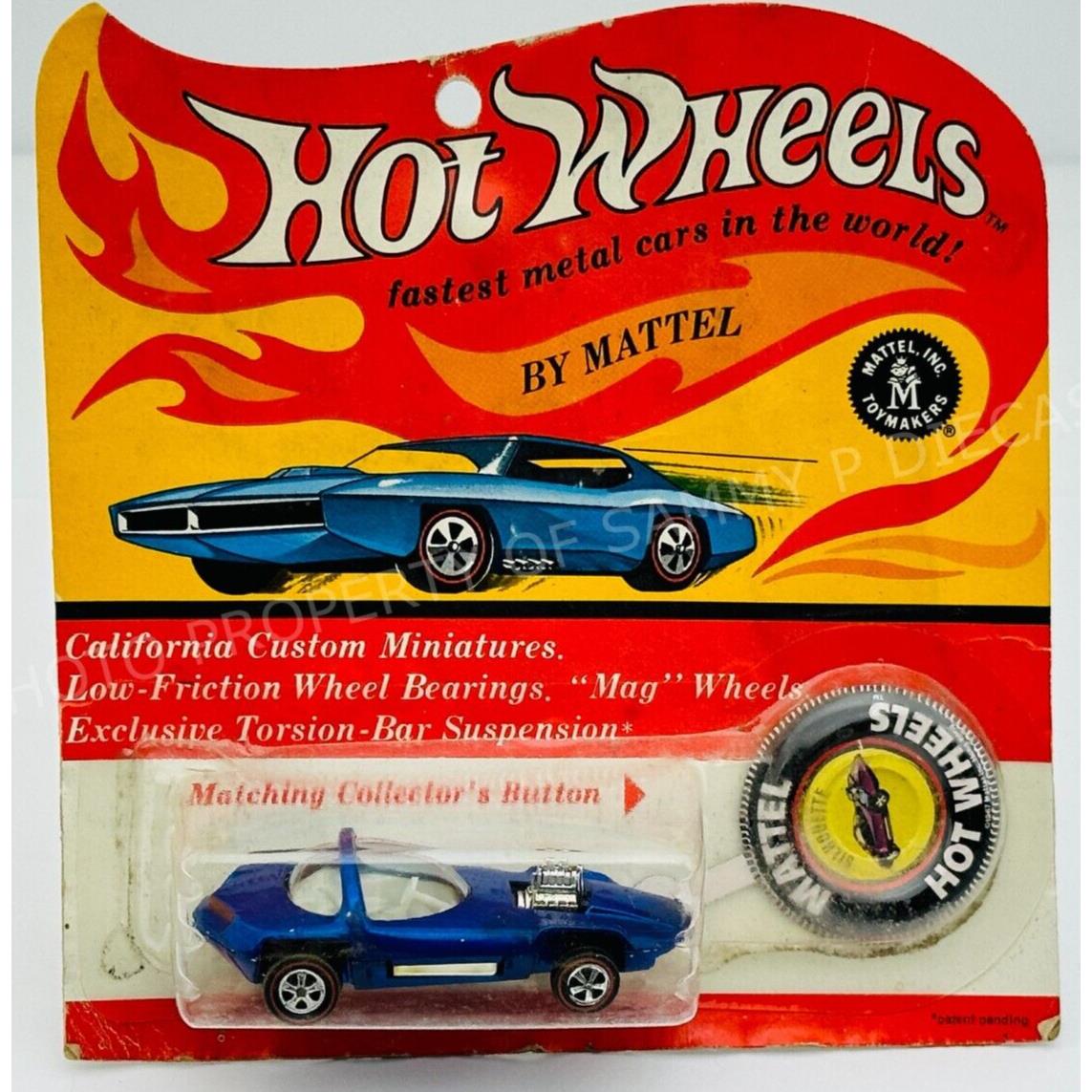 Hot Wheels Redline Silhouette Blue US White Interior in Blisterpack