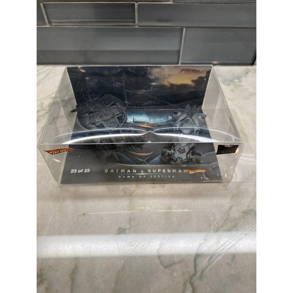 Hot Wheels Custom Batman v Superman Dawn of Justice Ltd 23 of 25 Display Case