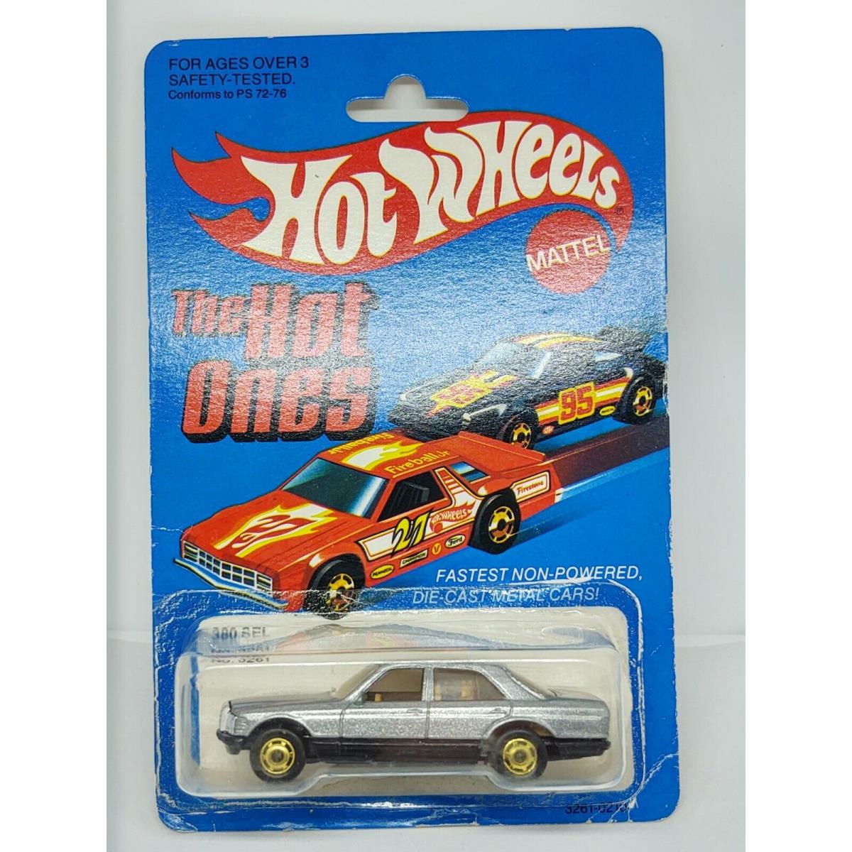 1982 The Hot Ones Hot Wheels 380 Sel Mercedes 1982 Import Luxury Sealed